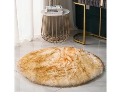 Tapete LUUCOZK Carpetes Quarto Ponta Dourado (300 cm)