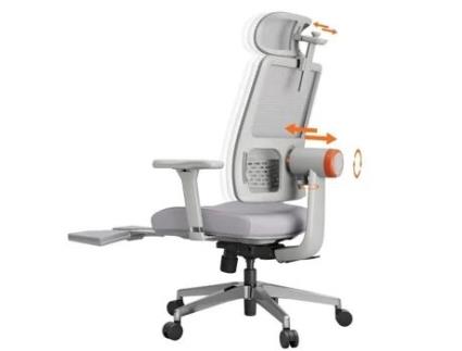 Cadeira Ergonômica Newtral Magich Bpro Com Apoio Para Os Pés, Encosto De Cabeça Com Encosto Automático, Suporte Adaptativo Para A Região Lombar
