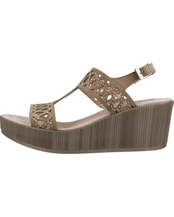 Sandálias de Mulher 24 HORAS SANDALIAS MUJER MODELO 26484 COLOR BEIS ARENA