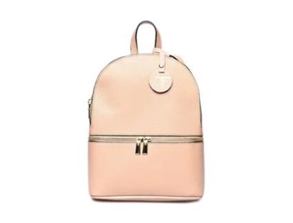 Mochila De Mulher Carla Ferreri Cf Cipria Pele