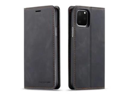 Capa Para Iphone 11 Pro Forwenw Pele Sintética Preto