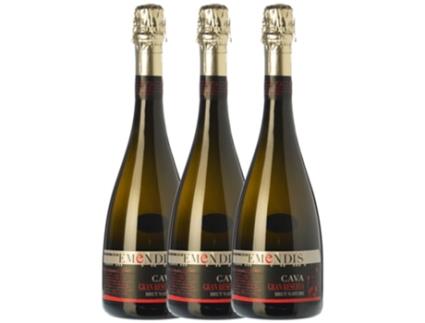 Emendis Brut Nature Cava Gran Reserva 75 cl (Caixa de 3 unidades)