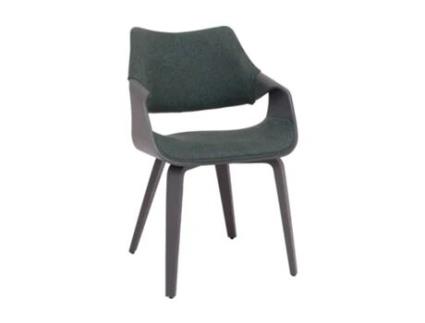 Áustria Cadeirão Estofado 51x82x43 Cm Em Contraplacado E Tecido Verde Sage Frankystar