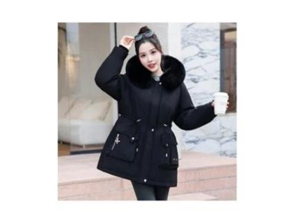 Parka de Mulher LUUCOZK Preto (XL)