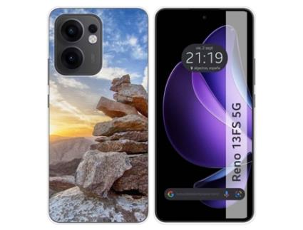 Capa Sunset Design Para Oppo Reno 13fs 4g / 13 Fs 5g Tumundosmartphone Multicor