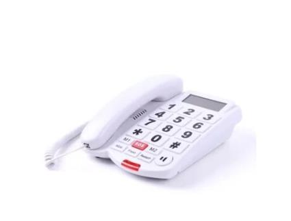 Telefone Com Fio Vivatel Telefone Com Tela E Teclas Grandes Sos Branco