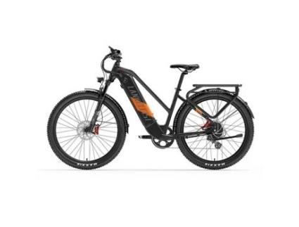 Lankeleisi Mx600 Pro Bicicleta Elétrica Laranja 500w Motores 20ah Bateria Elétrica 27.5 Polegadas 40km H E Bike Fat Bike Benfuto