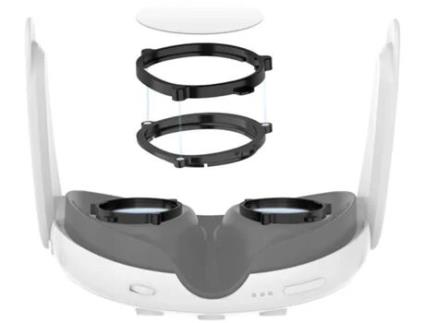 Lente Magnética Dioptrie +1 5 para Meta Quest 3 VORTEX VR