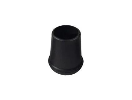Saco Com 25 Pontas De Borracha Preta 26mm Plastics Ramon