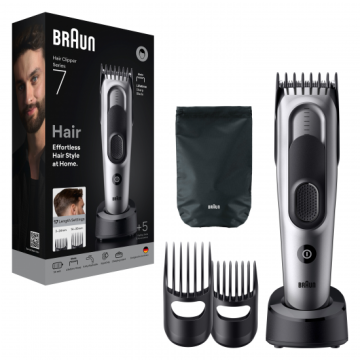 BRAUN HC7590 S7 MÁQUINA DE CORTAR CABELO ESSENCIAL