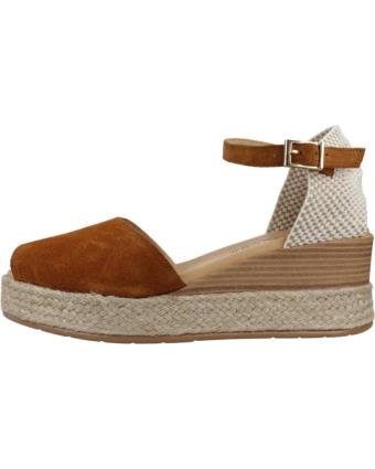 Sandálias de Mulher PITILLOS ALPARGATAS MUJER MODELO 10590P COLOR MARRON CUERO