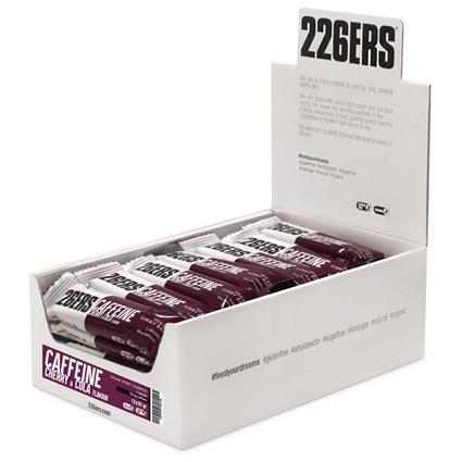 226ers Caixa De Barras Energéticas De Goma Caffeine Vegan Cereja E Cola 30g 42 Unidades