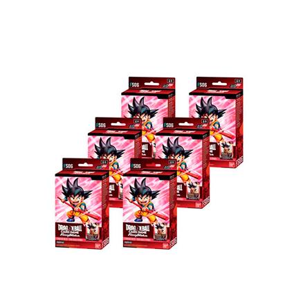 Dragon Ball Super Card Game Cartas Colecionáveis Starter Deck Display Fusion World Fs06 6 Unidades