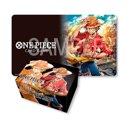 One Piece Tcg Tapete E Caixa De Baralho Monkey.d.luffy
