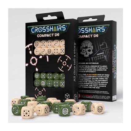 Q Workshop Dados Crosshair Compact D6 7 Unidades