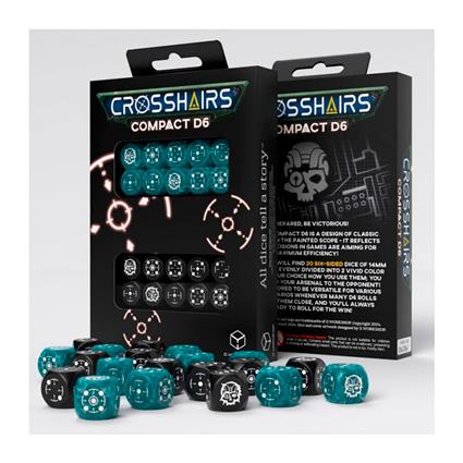 Q Workshop Dados Crosshair Compact D6 7 Unidades