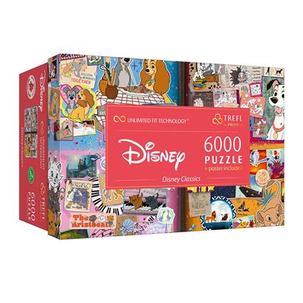Trelf Quebra-cabeça De Filmes Clássicos Disney 6000 Peças