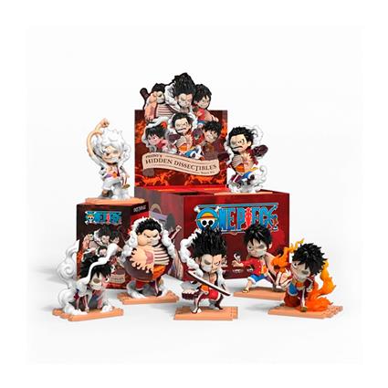 Mighty Jaxx Figura Freeny´s Hidden Dissectibles One Piece Luffy’s Gears Edition 6 Unidades