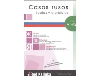 Livro Casos Ruso Tables Y Ejercicios Nivel A1-A2 de Ana Chulkova (Russo)