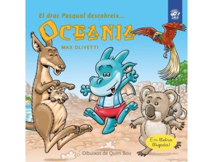 Livro El Drac Pasqual Descobreix Oceania de Max Olivetti (Catalão)