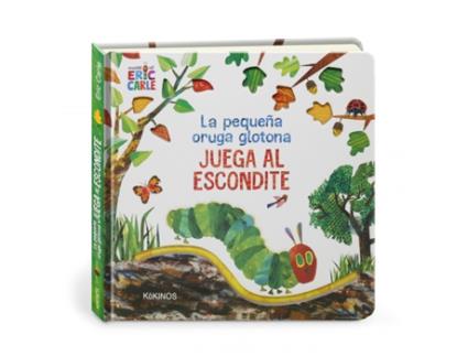 Livro La Pequeña Oruga Glotona Juega Al Escondite de Eric Carle (Espanhol)