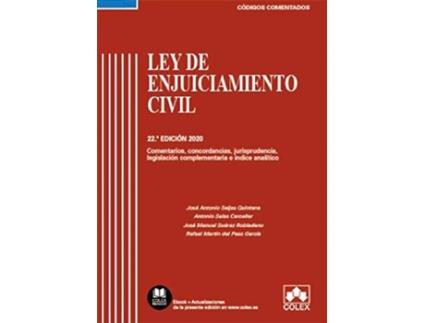 Livro Ley De Enjuiciamiento Civil Y Legislación Complementaria - Código Comentado (Edición 2020) de Rafael Martín Del Peso García (Espanhol)