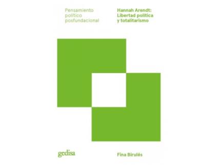 Livro Hannah Arendt: Libertad Política Y Totalitarismo de Fina Birulés Betran (Español)