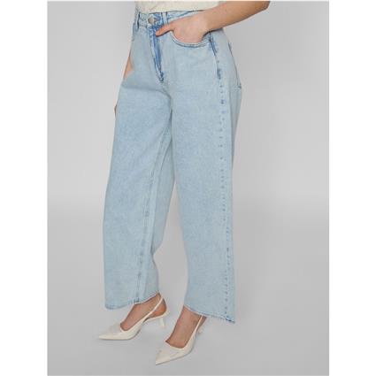 Vila Jeans De Cintura Alta Freya Jaf