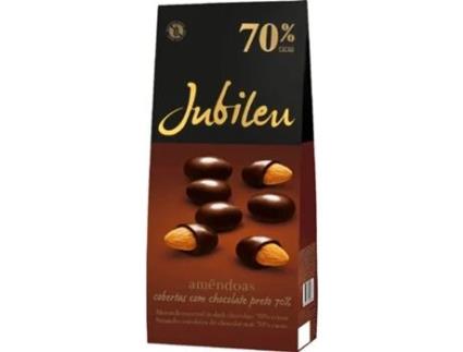 Amêndoas Chocolate Amargo 70 Cacau Jubileu