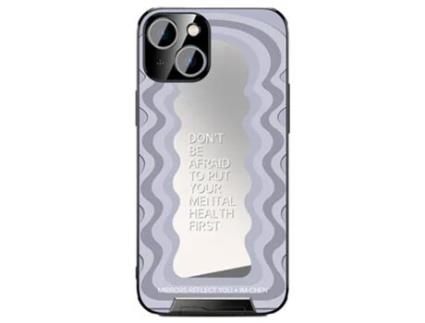 Suporte Casa Quedas Para Iphone 14 Im-chen Pele Sintética Roxo