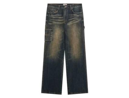 Jeans De Homem Guess Originals Carpenter Algodão Azul (30)