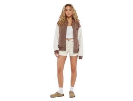 Jeans De Mulher Guess Originals Di Algodão Bege (28)