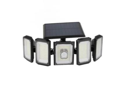 Luz Solar De Parede Com Sensor De Movimento, 300 Leds, Ip65, Controle Remoto Ideal Para Garagem E Exteriores Sy Go