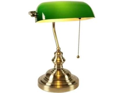 Newrays Green Glass Banker Mesa de cabeceira Suporte de vela para sala de estar com interruptor deslizante Plush Odipie