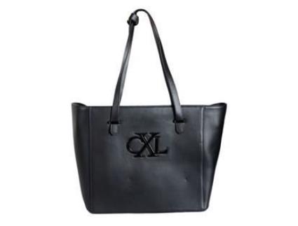 Bolsa De Mulher Christian Lacroix Elyse Bolsos Grandes Pele Preto (29 Cm)