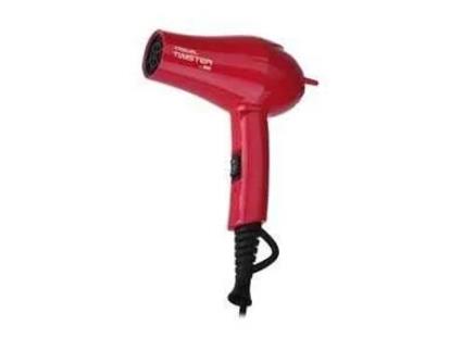 Twister 1000w Travel Hairdryer, cores vermelhas