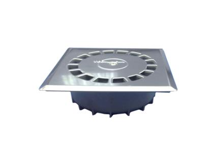 Dreno Tecnoagua T 88 I Pvc Aço Inoxidável 16,5 X 16,5 X 5 Cm 5 Cm Vertical