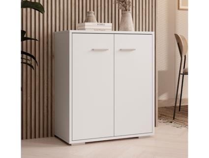 Aparador London 60x71x30 Cm Branco Design Moderno E Multifuncional Fabricado Na Espanha Domensino