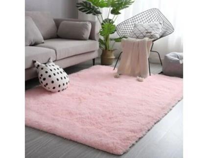 Manta Kofihety Decorativa Tie Dye Poliéster Rosa (40x30x30cm)