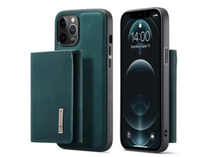 Capa Inch Para Iphone 13 Dg.ming Pele Sintética Verde
