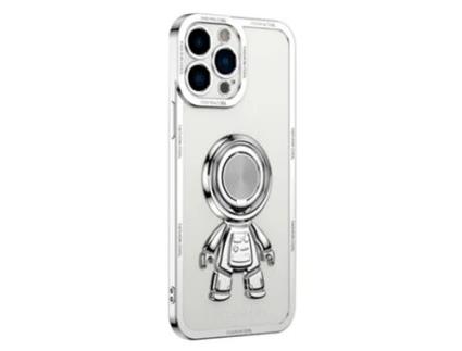Suporte Casa Galvanizado Inch Para Iphone 13 Pro Yoobao Pele Sintética Branco