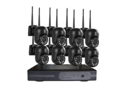 Câmara Zruxe Wnk618 3.0 Million Pixels 8 Channel Wireless Dome Camera Hd , Motion Detection Two Way Audio Full Color Night Vision