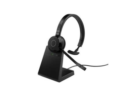 Jabraevolve 65 TE Link390a UC Mono com estação de carregamento