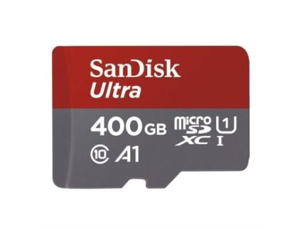 Sandisk Cartão De Memória Microsdhc Ultra 400gb Com Velocidade De Leitura De Até 100 Mo/s, Classe 10 Sdsquar 400g Gn6ma Zxlzkq