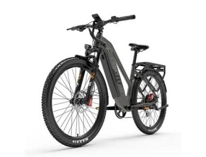 Lankeleisi Mx600 Pro Bicicleta Elétrica Motores 500w 20ah Bateria Elétrica Fat Bike Cinza Benfuto