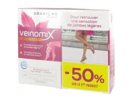 Veinomix Lote de 2 X 60 Comprimidos GRANIONS