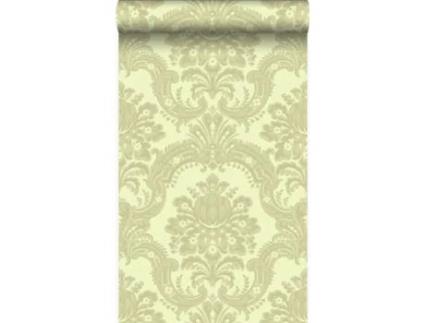 Papel De Parede Ornamento Verde Claro 53 Cm X 10,05 M Origin Wallcoverings