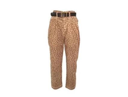 Calças De Mulher Please Algodão Castanho (xl)