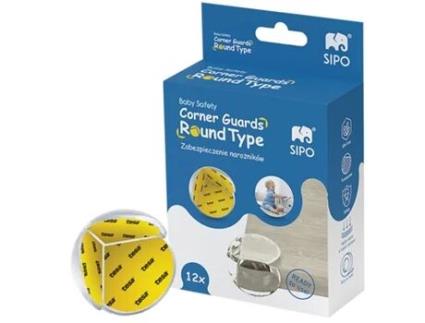 Protectores De Canto Transparentes 12 Peças Sipo