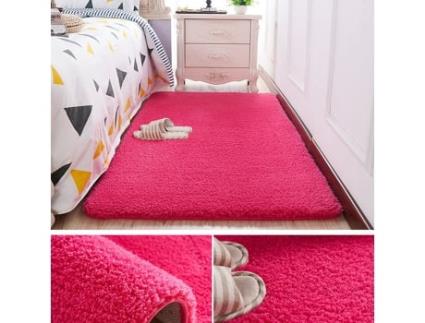 Tapete LUUCOZK Áreas Desgrenhadas Quarto Vermelho (200x400cm)